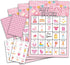 Bingo Cards for Party Supplies, Pink Shower Bingo Game, Party Games with 24 Players, Family Activities, Party Favors Gifts for Adults - pink05...