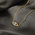 MYEARS Women Evil Eye Necklace Gold Pendant Turquoise Diamond CZ Pave 14K Gold Filled Chain Dianty Boho Beach Simple Handmade Jewelry Gift...
