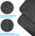 4 Pcs Heat Resistant Mat for Air Fryer Kitchen Countertop Heat Protector Mat Kitchen Appliance Mats Non Slip Heat Proof Mat Non Stick Black Coffee...