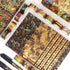 YUBX Wild Animals Washi Tape Set 12 Rolls Gold Foil Print Decorative Masking Tapes for Arts, DIY Crafts, Journals, Planners, Scrapbook, Wrapping (...