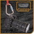 Camera Carabiner Clip D-Ring - Easily Attach a Carabiner to Your Camera with This 1/4-20 Tripod Mount D-Ring (1-Pack)...