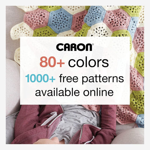 Caron Simply Soft Woodland Heather Yarn - 3 Pack of 141g/5oz - Acrylic - 4 Medium (Worsted) - 250 Yards - Knitting, Crocheting & Crafts......