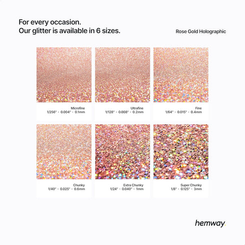 Hemway Craft Glitter 100g / 3.5oz Glitter Flakes for Arts Crafts Tumblers Resin Epoxy Scrapbook Glass Schools Paper Halloween Decorations - Fine (...