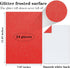24 Sheets Red Glitter Cardstock Paper, A4 Premium Sparkly Paper for Scrapbook, DIY Projects, Party Decoration, Gift Box Wrapping 250GSM/92lb...