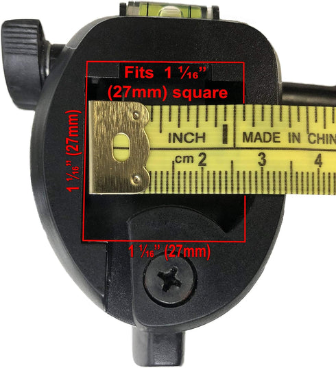 27mm Tripod Quick Release Plate Camera Mounting Adapter Parts Replacement for TG-50TR, TG-5060TR, Vivitar VPT-1250, Digital Concepts 50”, Sunpak 5...