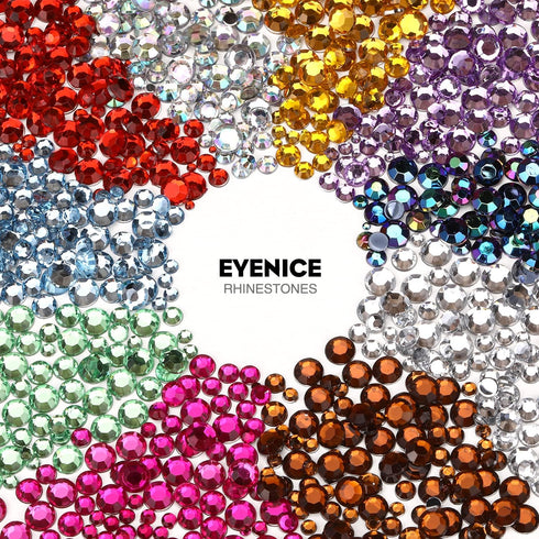 5320Pcs Nail Art Rhinestones Kit 6 Sizes (1.5-6 mm) with Storage Organizer Box/Wax Pencil/Tweezers for Nail Art Craft (Plum Red)...