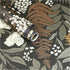 HAOKHOME 93276 Peel and Stick Wallpaper Floral Vintage Removable Rose Leaf Black/Brown/Beige Stick on Mural 17.7in x 6.6ft...
