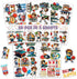 Pack 50 PCS Ping Pong Table Tennis Sticker Outdoors Theme Waterproof Vinyl Decals Items for Teens Adults Sports Lovers Decor Water Bottles Phone C...
