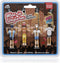 NPW Novelty Drink Glass Markers - Men in Uniform, Set of 4...