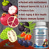 Super Antioxidant Fruit Superfood Complex - Powerful Antioxidant Superfruits, Acai, Goji, Noni, Mangosteen, Pomegranate, Elderberry, Resveratrol, ...