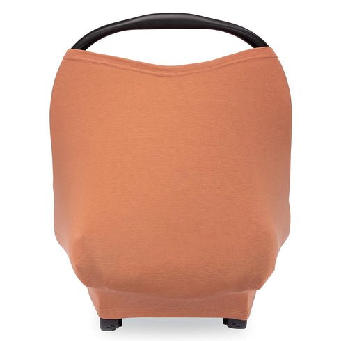 Parker Baby 4 in 1 Car Seat Cover for Girls and Boys - Stretchy Carseat Canopy, Nursing Cover, Grocery Cart Cover, High Chair Cover - “Copper”...