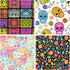 LeZakaa Holiday Wrapping Paper Sheet - 12 Sheet with 4 Different Design - Skull/Skeleton/Floral Print for Day of the Dead, Halloween - 27.5 x 19.6...