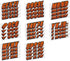 STIFFIE Techtron Orange/Black 3" Boat & PWC Registration Decals • Numbers Letters Stickers...