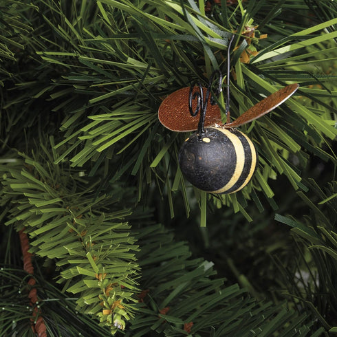 Primitives by Kathy 12161 Rustic Mini Ornament Set, Set of 12, Bee, 12 Count...