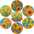 6 PCS Sunflower Diamond Painting Art Coaster Set Diamond Art Coasters Small Diamond Painting Coasters Kit Beginners Adults Art Craft Supplies...