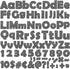 260Pcs Glitter Black Bulletin Board Letters for Classroom 4” Letter Combo Pack Set Numbers Alphabet Poster Board with Adhesive Dots Punctuation Sy...