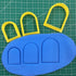 Set of 3 Arch Clay Cutter Set, Cookie Cutter, 3D Polymer Clay Cutter...