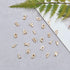LiQunSweet 26 Pcs Golden Plated Metal Alloy Letter Loose Beads for Initial Necklace Bracelet Earrings Jewelry Making Decoration Craftings - 10x3mm...