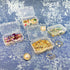 16pcs Small Plastic Boxes with Lids Clear Storage Containers Small Beads Organizer for Collecting Small Items, Jewelry, Game Pieces, 3 Sizes...