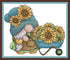 Maydiyer Cross Stitch Kits Stamped Full Range of Embroidery Starter Kits for Beginners DIY 11CT Easy Patterns Embroidery Kit for Girls-Gnome with ...
