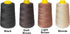 Thick Human Hair Sewing Thread with 3pcs Curl Needles Wig Making Thread 1000 Yards (Light Brown), 140g...