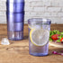 New Star Foodservice | Restaurant-Grade Beverage Tumblers (Blue (Set of 12), 8 oz)...