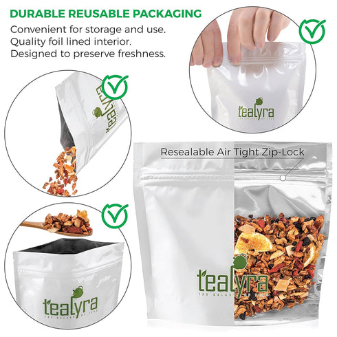 Tealyra - Superfruit Mango - Goji Berries - Pineapple - Pomegranate - Fruity Herbal Loose Leaf Tea - Hot or Iced - Vitamin and Antioxidant Rich - ...