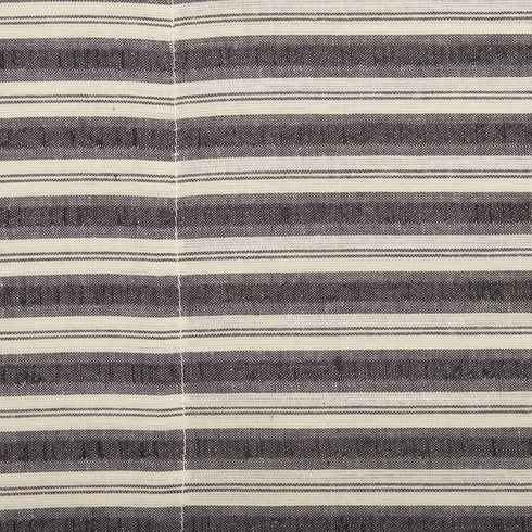 VHC Brands Ashmont Farmhouse Stripe Pillow Case Set of 2, Charcoal Grey and Ivory/Creme, Extra Large King Size- 21x40...