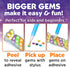 Creativity for Kids Big Gem Diamond Painting Kit - Halloween Stickers and Suncatchers - Halloween DIY Crafts for Kids, Halloween Activities and Gi...