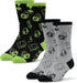 Socktastic mens Gaming - 2 Pack of Funny Novelty Socks, Casual Crew Fits Shoe Size 8-13 Socks, Vintage Gaming Controler, Large US...