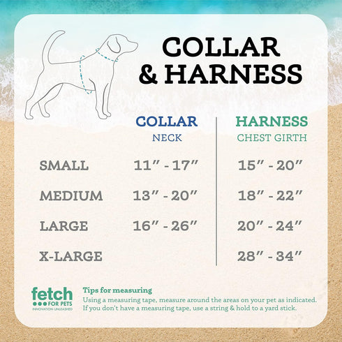 Wags & Wiggles Waterproof PVS Collar Navy- Medium | Medium Blue and Yellow Dog Collar for Pool or Lake, Waterproof | PVC Durable Dog Collar for Po...