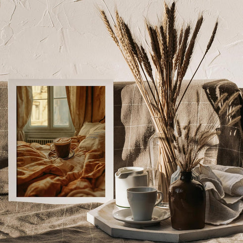 Posterizer 1 pcs-cozy Valentine’s Day night in bed-cute poster -1-Romantic Art-Holiday Poster -Gift for Couples boyfriend girlfriend Husband Wife-...