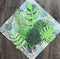 LaVenty Set of 7 Glittery Tropical Leaves Cake Topper Tropical Wedding Cake Decoration greenery Palm Leaf Cake Topper...