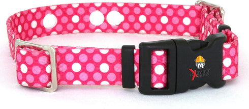 Replacement Receiver Collar Straps for All Brands Electric Dog Fences | Pink Dot | PetSafe, Invisible Fence, SportDOG, More (Up to 26" Neck)...