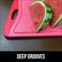 Raj Plastic Cutting Board Reversible Cutting board, Dishwasher Safe, Chopping Boards, Juice Groove, Large Handle, Non-Slip, BPA Free (Small (11.42...