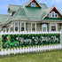 Probsin St Patricks Day Banner 120" x 20" St Patricks Decorations Yard Signs Irish Holiday Decor Party Supplies Shamrock Buffalo Plaid Irishman Ha...
