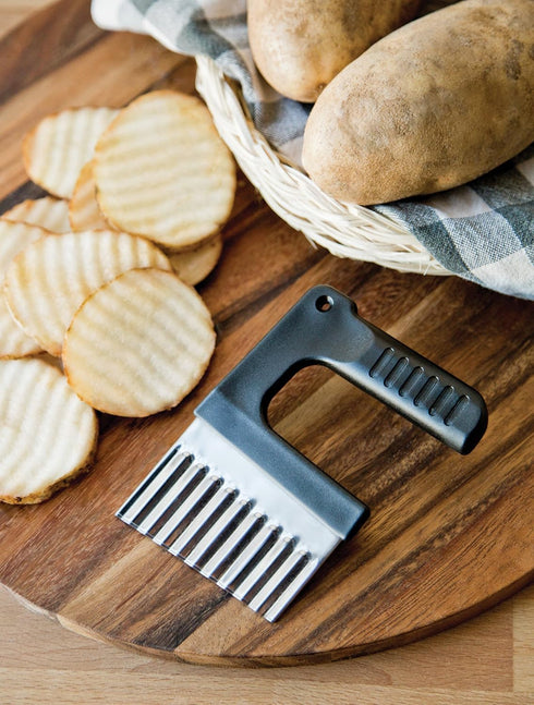 Fox Run Wavy Vegetable/Cheese Slicer, Stainless Steel, 1 x 4 x 5.25 inches...