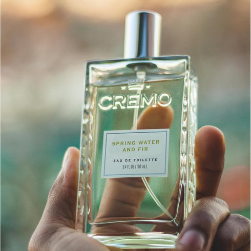 Cremo Spring Water Fir Cologne Spray, A Refreshing, Clean Scent with Notes of Spring Water, Cool Moss and Balsam Fir, 3.4 Fl Oz...