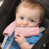 Travel Bug Baby 2 Piece Car Seat Strap Cover Teether Set (Pink)...