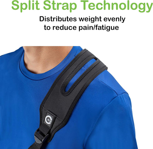 Custom SLR/Healjoy Medical Arm Sling with Split Strap Technology, Ergonomic Design for Men & Women...