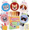 Caydo 5 PCS Cross Stitch Kits for Kids with Cats and Dogs Patterns Stamped Cross Stitch Kits for Beginners DIY Key Chain, Backpack Charms, Craft O...