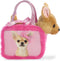 Aurora® Fashionable Fancy Pals™ Pretty in Pink Stuffed Animal - On-The-go Companions - Stylish Accessories - Multicolor 7 Inches...