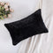 Home Brilliant Rectangle Throw Pillow Cover Faux Fur Suede Accent Decorative Fall Decorations Throw Pillows Oblong Cushion Cover for Bed, 12x20 In...