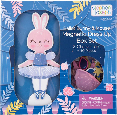 Stephen Joseph, Magnetic Dress Up Doll Bunny and Mouse...