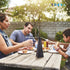 Treva Chemical Free Rechargeable Bug Fan Fly Deterrent with Holographic Blades to Clear Bugs, Mosquitoes, and Flies…...