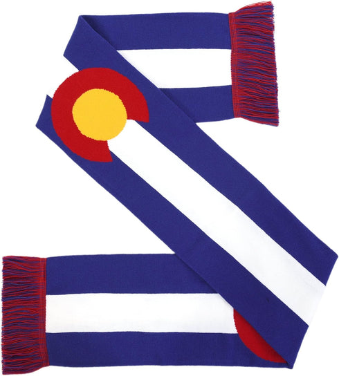 Colorado Flag High Definition HD Knit Scarf...