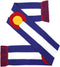 Colorado Flag High Definition HD Knit Scarf...