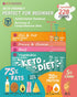 Keto Diet Cheat Sheet Fridge Magnet Charts for Diet Foods - 12 Pcs Quick Reference Guide with 228 Foods - Including PDF Ketogenic Recipes Books fo...