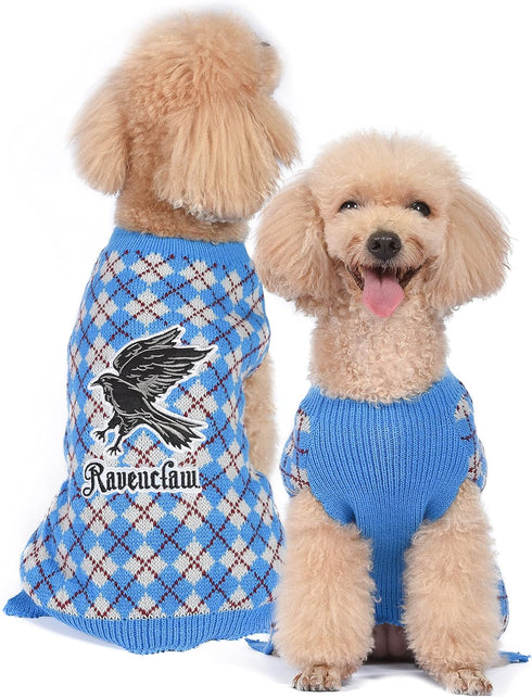 Harry Potter: Ravenclaw Pet Sweater - Medium | Medium Harry Potter Costumes for Dogs| Harry Potter Dog Apparel & Accessories for Hogwarts Houses, ...