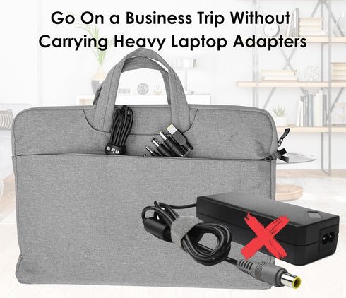 USB C to DC Adapters 10PCS Power Plug Kit, Universal Charger Supply 100W PD Power Cable & 5.5x2.1mm Round Barrel Jack for Sony Toshiba Samsung Ace...